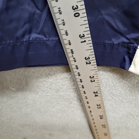 Nike‎ Men Activewear Pants XL Blue Windbreaker Logo Spellout Drawstring - Picture 7 of 11